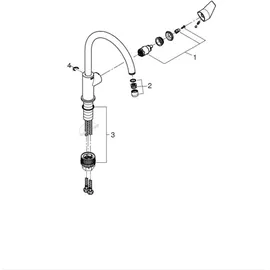 Grohe BauEdge Küchenarmatur Chrom