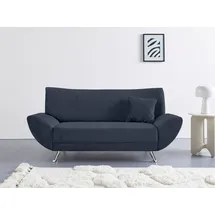 Home Affaire 2-Sitzer Saltare Kunstleder 174 x 78 x 82 cm Blau