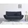 Home Affaire 2-Sitzer Saltare Kunstleder 174 x 78 x 82 cm Blau