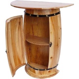 DanDiBo Ambiente DanDiBo »Wandtisch Tisch Weinfass 0373 Schrank Weinregal Fass aus Holz 73 cm«