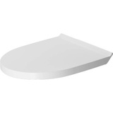 Duravit WC-Sitz DuraStyle Basic, Toilettendeckel aus Urea-Duroplast, Klodeckel mit Edelstahl Scharnieren, Weiß