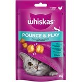 Whiskas 8x 45g Whiskas Snacks Pounce & Play Huhn Katzensnacks