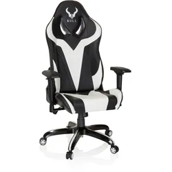 Gaming Stuhl / Bürostuhl PROMOTER I Kunstleder schwarz / weiß hjh OFFICE