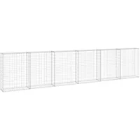 vidaXL Gabionenwand 300 × 30 × 100 cm