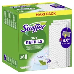 Swiffer Trocken Wischtücher Nachfüllpackung, 36er mit Duft 8700216677363 , 1 Packung = 36 Stück