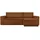Konsimo Ecksofa Napi ¦ orange ¦ Maße (cm): B: 262 H: 89