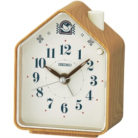 Seiko Clocks Kunststoff mit Holzmuster QHP011B