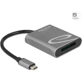 DeLock 91741 Externer Speicherkartenleser Schwarz, Grau
