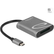DeLock 91741 Externer Speicherkartenleser Schwarz, Grau