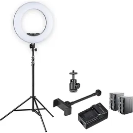 Walimex pro LED Rainbow 60W RGBW Ringleuchte Set 2 (Ringleuchte), Dauerlicht, Mehrfarbig