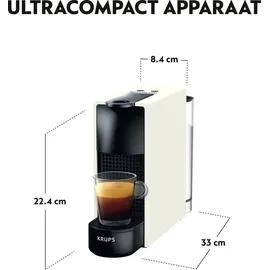 Krups Nespresso Essenza Mini XN1101 – Kaffeepadmaschine – Weiß - Weiß