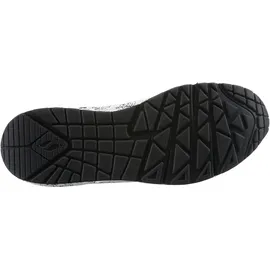 SKECHERS UNO-PROCESS SKETCH Sneaker mit coolem Sketchprint, Freizeitschuh, Halbschuh, Schnürschuh schwarz|weiß 35 EU