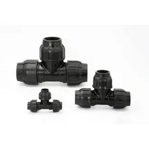 Gebo - pe Rohr Verschraubung T-Stück 25x20x25 mm Reduzierung Abzweig