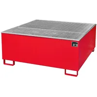 Bauer Südlohn Auffangwanne AW 1000/PE, lackiert, Feuerrot