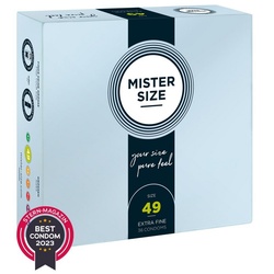 MISTER SIZE XXL-Kondome Mister Size - 49mm 3er, 3 St. bunt