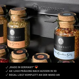 Ankerkraut Gewürzregal 15er 0 x 0 x 0 cm Schwarz
