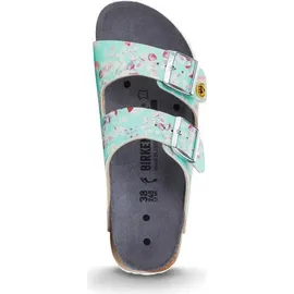 Birkenstock Arizona ESD Birko-Flor flower field mint schmal 40