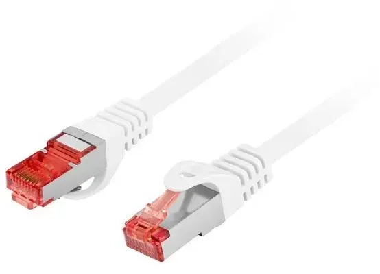 Lanberg PCF6-10CU-0025-W Netzwerkkabel Weiß 0,25 m Cat6 S/FTP (S-STP)
