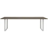 Muuto Tisch, 255 x 108 cm, Eiche geräuchert / grau