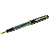Pelikan Classic M200 grün marmoriert, rechte Hand, (mittel)