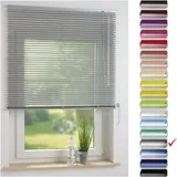 LIEDECO Aluminium-Jalousie 50 x 160 cm silber