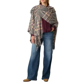 Comma, Indoor-Poncho, beige|mehrfarbig, ONESIZE