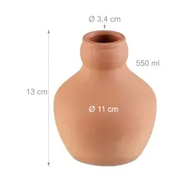 Relaxdays Ollas Bewässerungssystem 3er Set 550 ml