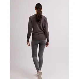 CASH-MERE.CH Strickjacke in Grau-Taupe Melange M