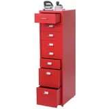 MCW Preston Rollcontainer 110x28x41 cm Rot