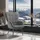 Tectake Ohrensessel Hygge Feincord 76 x 72 x 100,5 cm Anthrazit/Schwarz