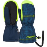 Reusch Maxi R-tex XT Mitten Dress Blue/Safety Yellow, IV