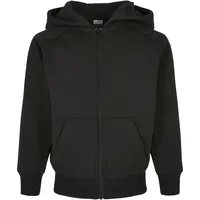 URBAN CLASSICS Reißverschlusspullover Black 134-140 cm