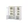 Sconto Highboard 138 x 144 x 38 cm Weiß
