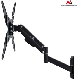 Maclean Brackets Universal Wandhalterung TV Monitor Schwenkbar Gasfeder bis 55" Zoll bis 22kg - Schwarz