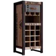 Massivmoebel24 Weinregal 51 x 40 x 110 cm Beige