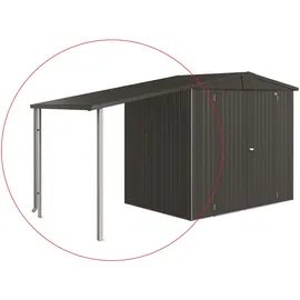 Biohort Seitendach für GH Europa Größe 2/3/4 A Dunkelgrau-Metallic