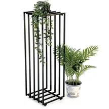 DanDiBo Ambiente Blumenständer 96609 60 x 30 cm Schwarz