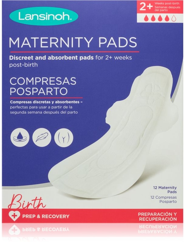 Lansinoh Maternity Pads 2 weeks+ Wöchnerinnen-Vorlagen 12 St.