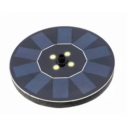 GORANDO LED Solar Teichpumpe leuchtend schwimmende Fontäne Springbrunnen Gartenteich