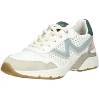 Mustang Sneaker in Weiß/Grün | Gr.: 39