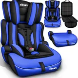 KIDUKU KIDUKU® Autokindersitz Kinderautositz Autositz Kindersitz 9-36kg Gruppe 1+2+3 Schwarz/Blau
