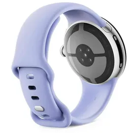 Google Pixel Watch 4 41 mm Aluminiumgehäuse Matte Black/Sportarmband Iris