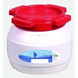 Basic Nature Relags Weithalstonne rund weiß, 3,6 L