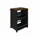 bomoe Nischenwagen Servierwagen auf Rollen 50x38x79cm Schwarz-braun