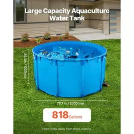 Vevor Fischteich 3100L blau