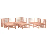 vidaXL 7-tlg Garten-Lounge-Set Massivholz Douglasie Modell 9