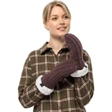 Damen Mitten W Handschuh Boysenberry S