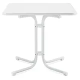 Beautissu Bistrotisch 70 x 70 x 70 cm Weiß