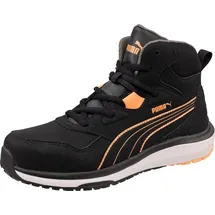 Puma Safety Stepper mid S3S blk/peach, nach EN ISO 20345:2022 S3S ESD HRO SR Größe 41 – schwarz - 41