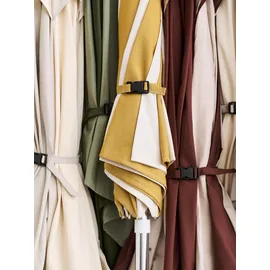 HAY Terrazza 240 x 240 cm Off-White/Burgundy